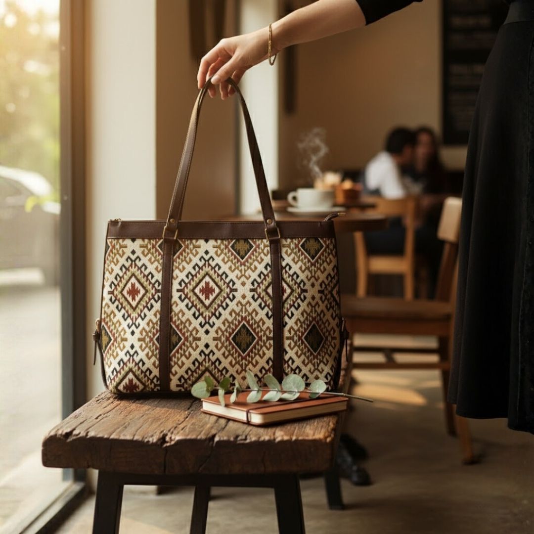 Executive Laptop Tote: Stylish & Eco-Friendly Solution